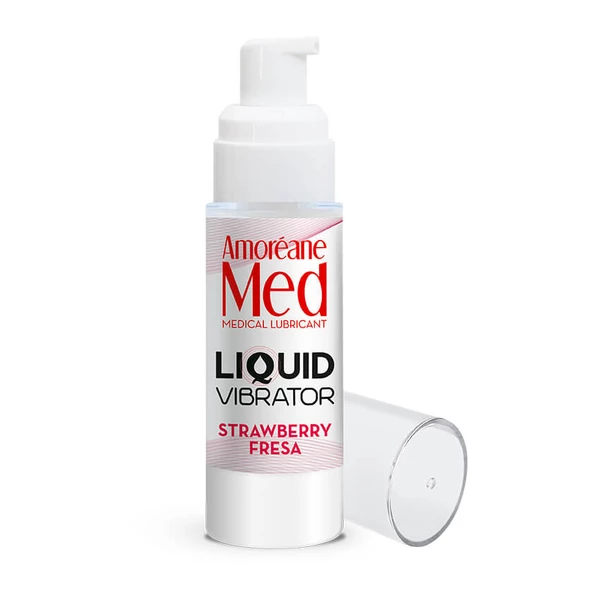 Cnex Liquid Vibrator Strawberry 30Ml - Lubrykant truskawkowy