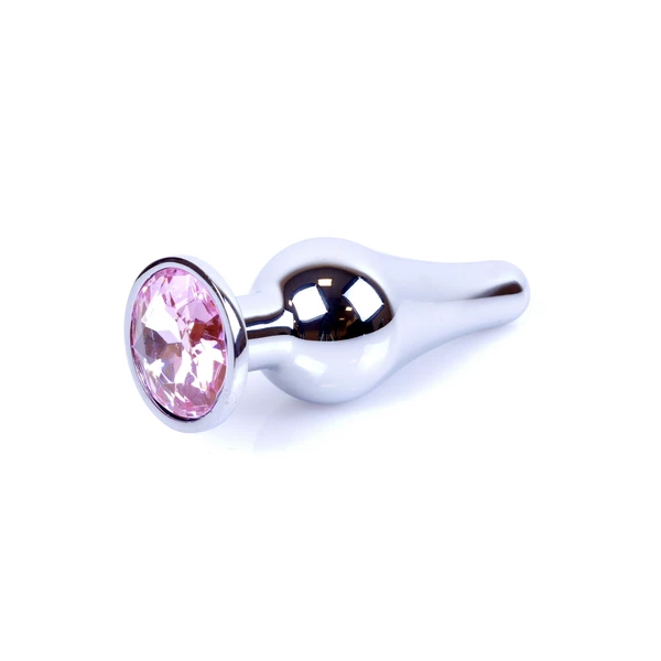 Boss Series Jewellery Silver Butt Rose - Korek analny, różowy