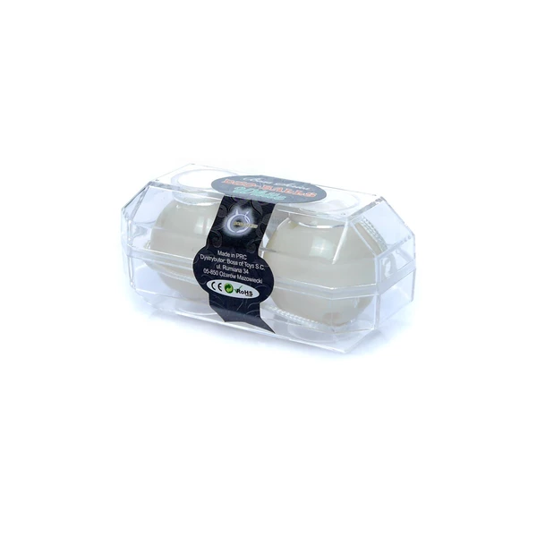 Boss Series Duo Balls White - Kulki gejszy, białe