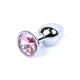 Boss Series Jewellery Silver Rose - Korek analny, różowy