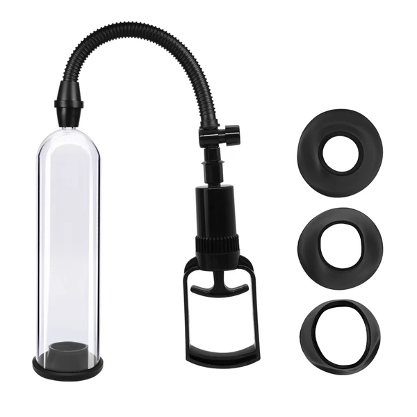 Boss Series Powerpump Max 0.2 Black&amp;Clear - Pompka powiększająca penisa