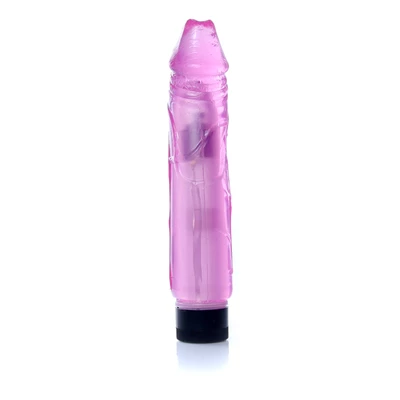 Boss Series Juicy Jelly Multispeed Pink - Wibrujące dildo, różowy