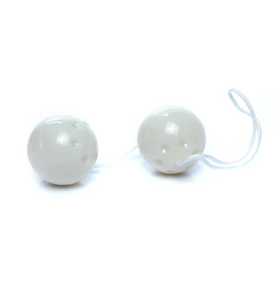 Boss Series Duo Balls White - Kulki gejszy, białe