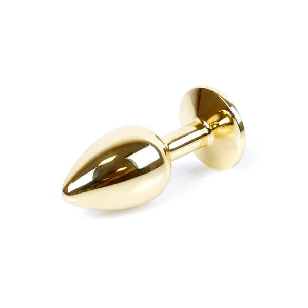 Boss Series Jewellery Gold Purple - Korek analny, fioletowy