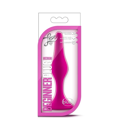 Blush Plug-Luxe Beginner Plug Medium, Pink - klasyczny korek analny