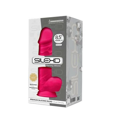 Cnex SD Model 4 - 8,5&#039; Pink thermo - Dildo klasyczne termoaktywne, różowe