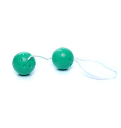 Boss Series Duo Balls Green - Kulki gejszy, zielone