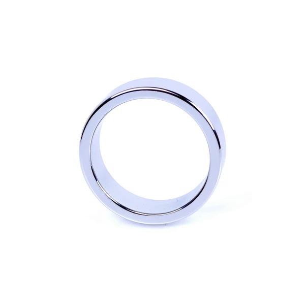 Boss Series Metal Cock Ring Medium - metalowy pierścień erekcyjny