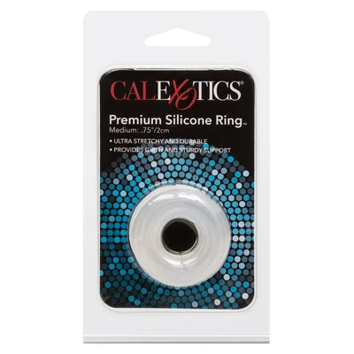 California Exotic Novelties Premium Silicone Ring Medium - Elastyczny pierścień erekcyjny