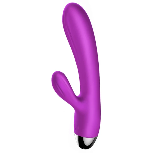 Boss Series Silicone Vibrator And Pulsator 7 - Wibrator króliczek, pulsator w z funkcją podgrzewania