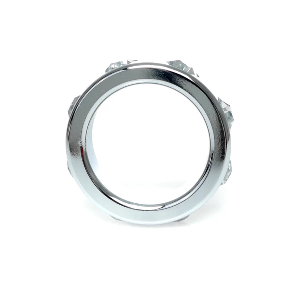 Boss Series Metal Ring Cristal Diamonds S - Metalowy pierścień erekcyjny