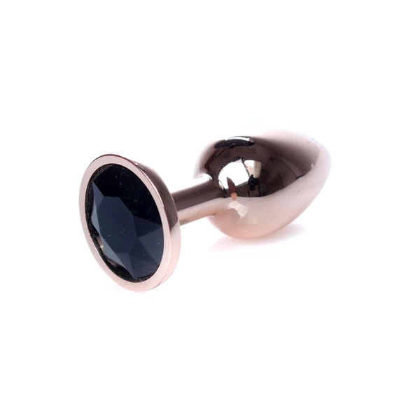 Boss Series Jewellery Red Gold Black - Korek analny, czarny