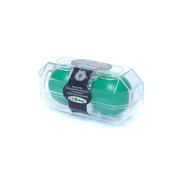 Boss Series Duo Balls Green - Kulki gejszy, zielone