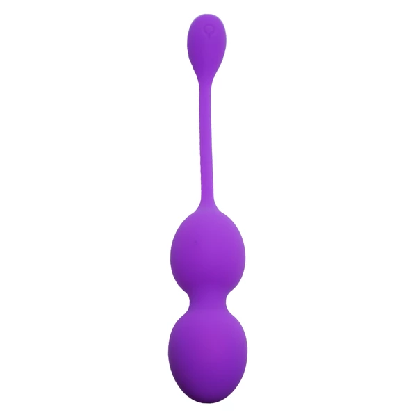 Boss Series Vibrating Kegel Balls 80G Purple - Wibrujące kulki gejszy, fioletowe