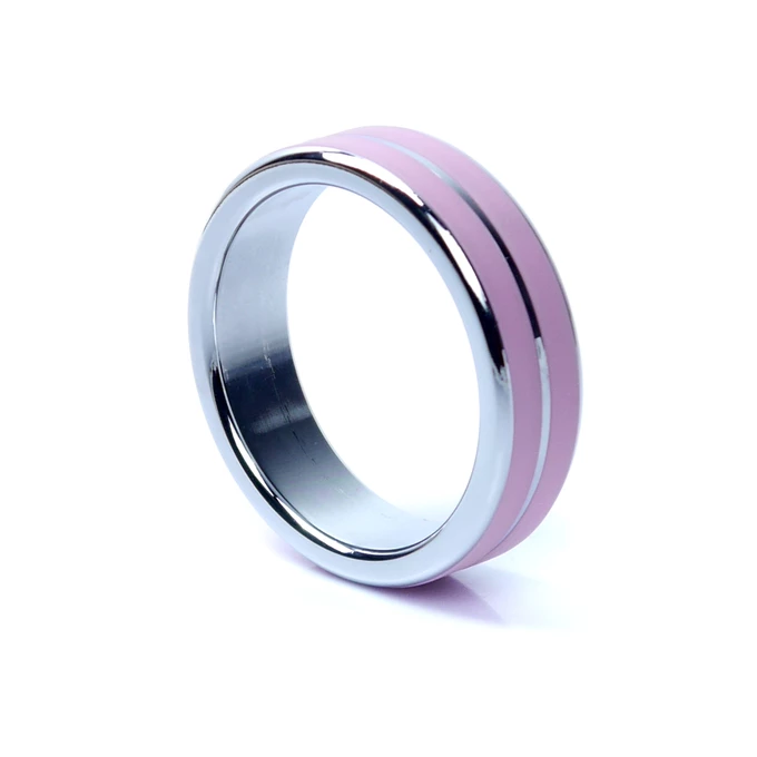 Boss Series Metal Cock Ring Large - Metalowy pierścień erekcyjny