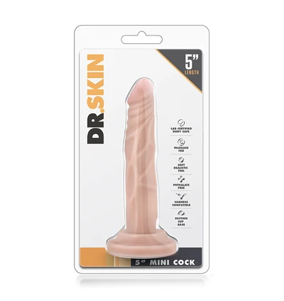 Blush Dr. Skin 5 Inch Mini Cock Flesh - dildo klasyczne