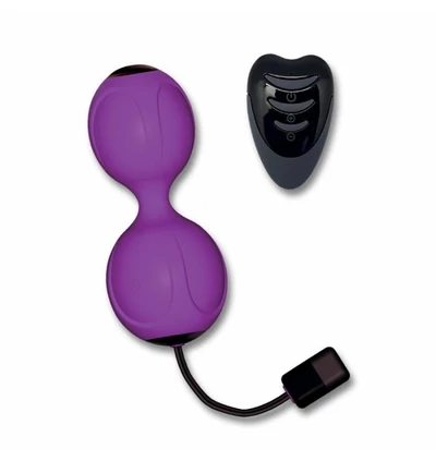 Cnex Kulki-Kegel Vibe (Purple) - Wibrujące kulki gejszy