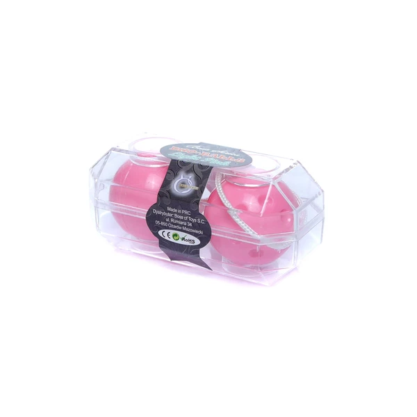 Boss Series Duo Balls Light Pink - Kulki gejszy, jasnoróżowe