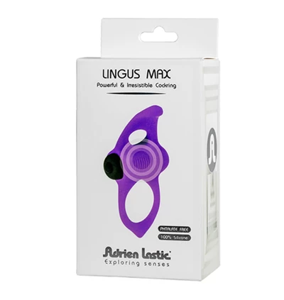 Cnex Lignus Max 3 Fun Silicona - Wibrujący pierścień erekcyjny