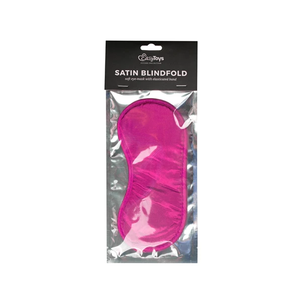 Easy Toys Pink Satin Eye Mask - Opaska na oczy, różowa