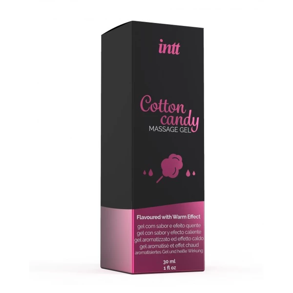 INTT Massage Gel Cotton Candy 30 Ml - Żel do masażu, wata cukrowa