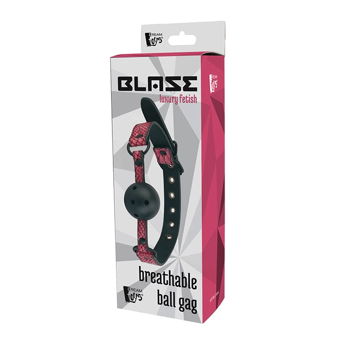 Dream Toys Blaze Breathable Ball Gag Pink - Knebel z kulką
