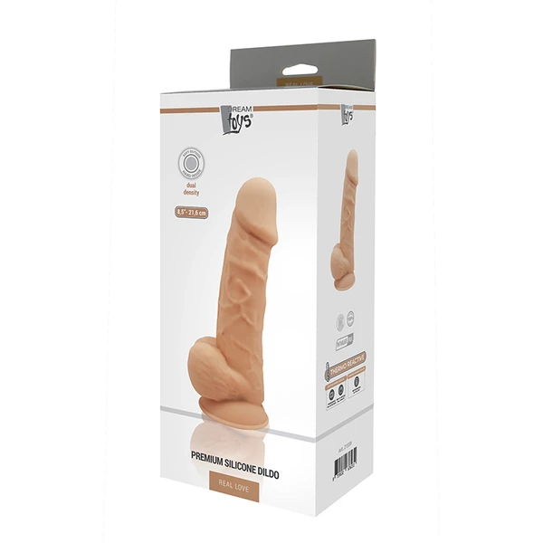 Dream Toys Real Love Dildo 8,5Inch Flesh - Dildo klasyczne, cieliste