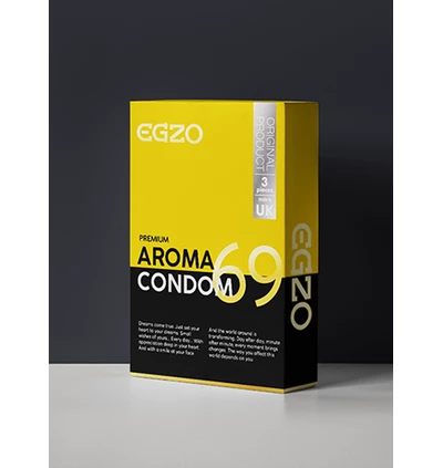 EGZO Traditional Condom Aroma 3Pc - Prezerwatywy 3 szt