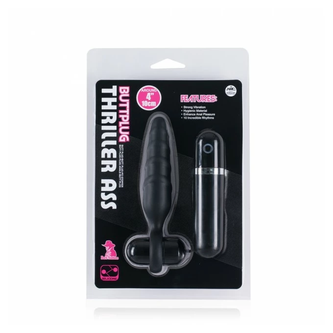 Kinx 4 Silicone Butt Plug Kinx - Korek analny z wibrującym bulletem