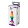 Dream Toys Colourful Love Rainbow Anal Plug Medium - Korek analny