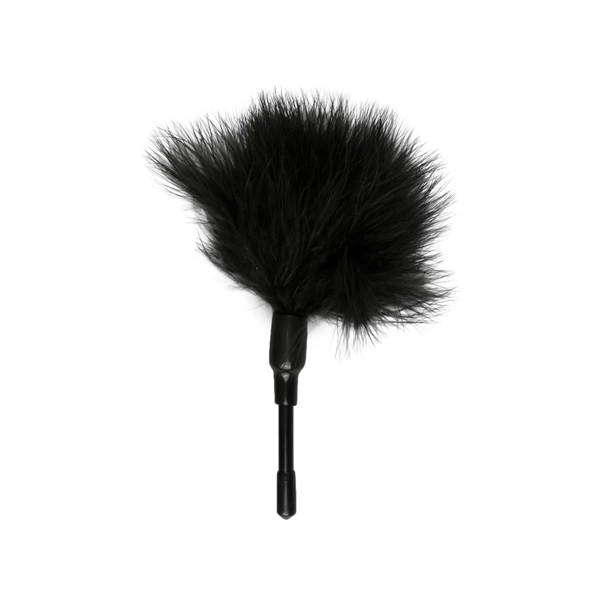 Easy Toys Small Tickler Black - Piórko do łaskotania, czarne