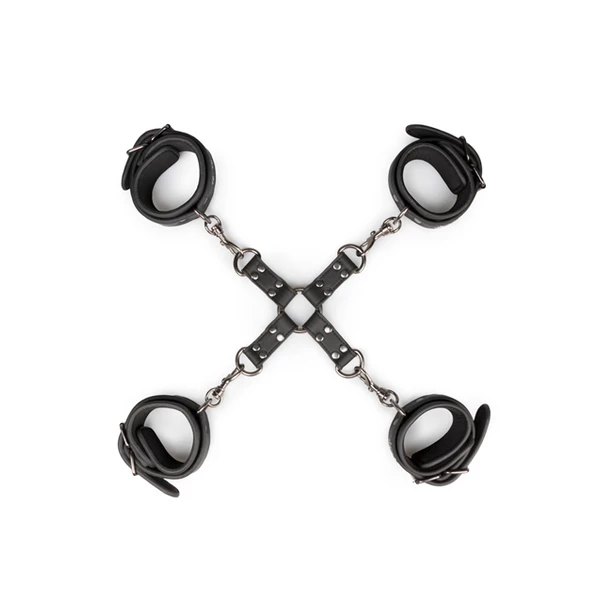 Easy Toys Hogtie With Hand And Anklecuffs - Zestaw do krępowania