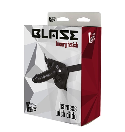Dream Toys Blaze Harness With Dildo - Dildo strap on