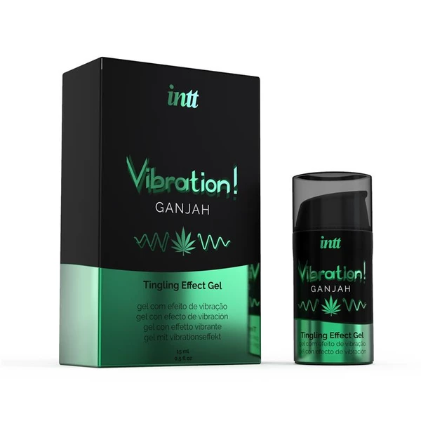 INTT Vibration Ganjah 15 Ml - Żel stymulujący dla par, konopny