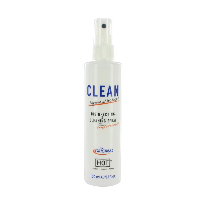 HOT Hot Clean Orange & Passion Fruit Alkohol Free - Spray dezynfekujący