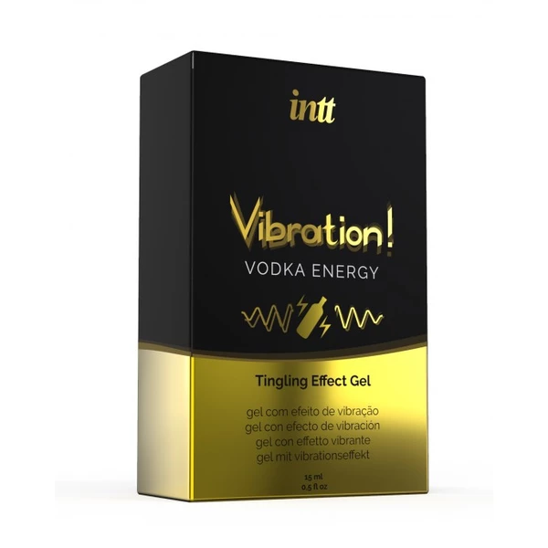 INTT Vibration Vodka 15 Ml - Żel stymulujący dla par, rozgrzewający