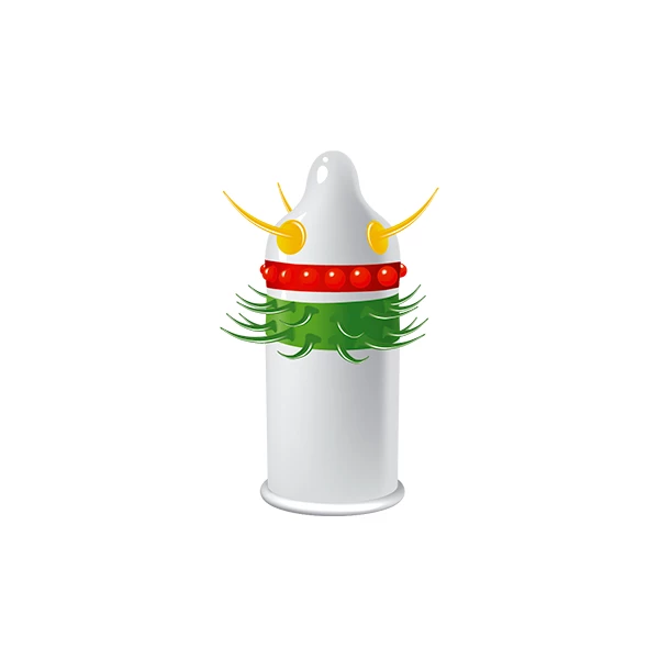EGZO Jolly Roger - Prezerwatywa 1szt ze specjalnymi wypustkami