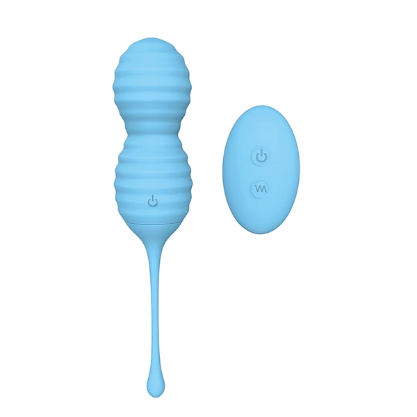 Dream Toys Beehive Blue - Wibrujące jajeczko na pilota