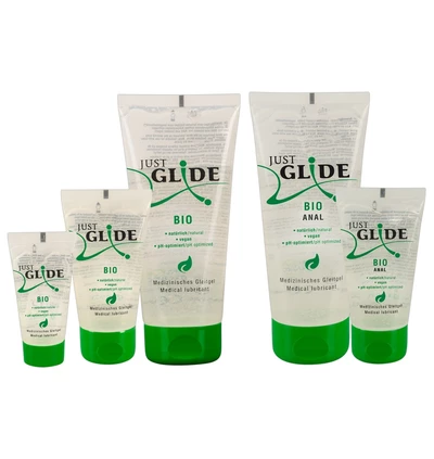 Just Glide Bio Set - Zestaw naturalnych lubrykantów