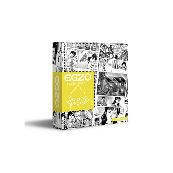 EGZO Bee`S Knees - Prezerwatywa 1szt ze specjalnymi wypustkami