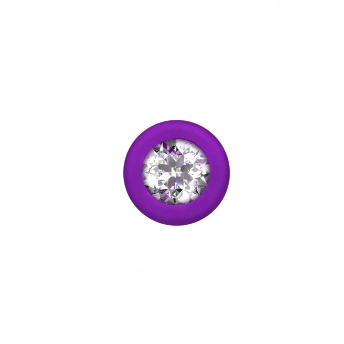 Lola Games Anal Bead With Crystal Emotions Chummy Purple - Koraliki analne z kryształem, fioletowe