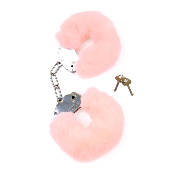 Fetish Fantasy Furry CuLight Pink - Kajdanki z futerkiem, jasnoróżowe