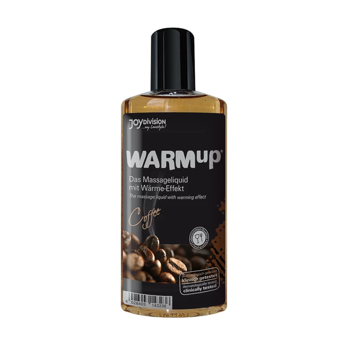 JoyDivision Warmup Coffee, 150 Ml - Rozgrzewający olejek do masażu, kawowy