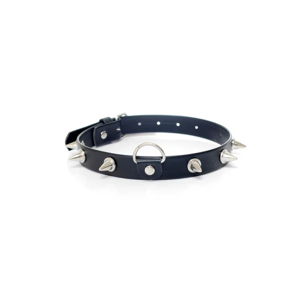 Fetish Fantasy Collar With Studs 2 Cm - Obroża na szyję z kolcami