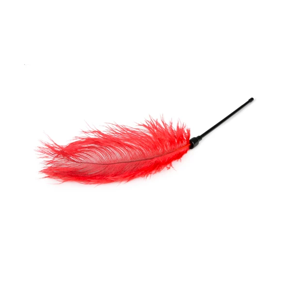 Easy Toys Red Feather Tickler - Piórko do łaskotania, czerwone