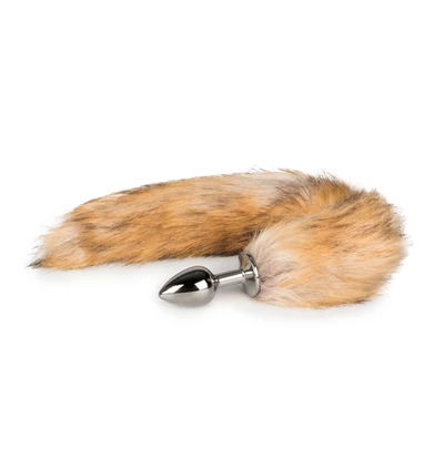 Easy Toys Fox tail 05 - Korek analny z ogonkiem, Jasnobrązowy