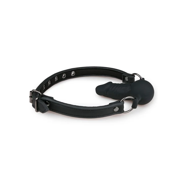 Easy Toys Ball Gag With Silicone Dong - Knebel do ust z penisem