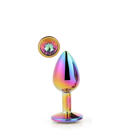 Dream Toys Gleaming Love Multicolour Plug Medium - Korek analny