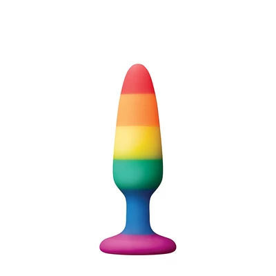 Dream Toys Colourful Love Rainbow Anal Plug Small - Korek analny
