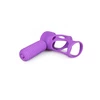 Easy Toys The Gladiator Purple - Wibrująca nakładka na penisa, fioletowa